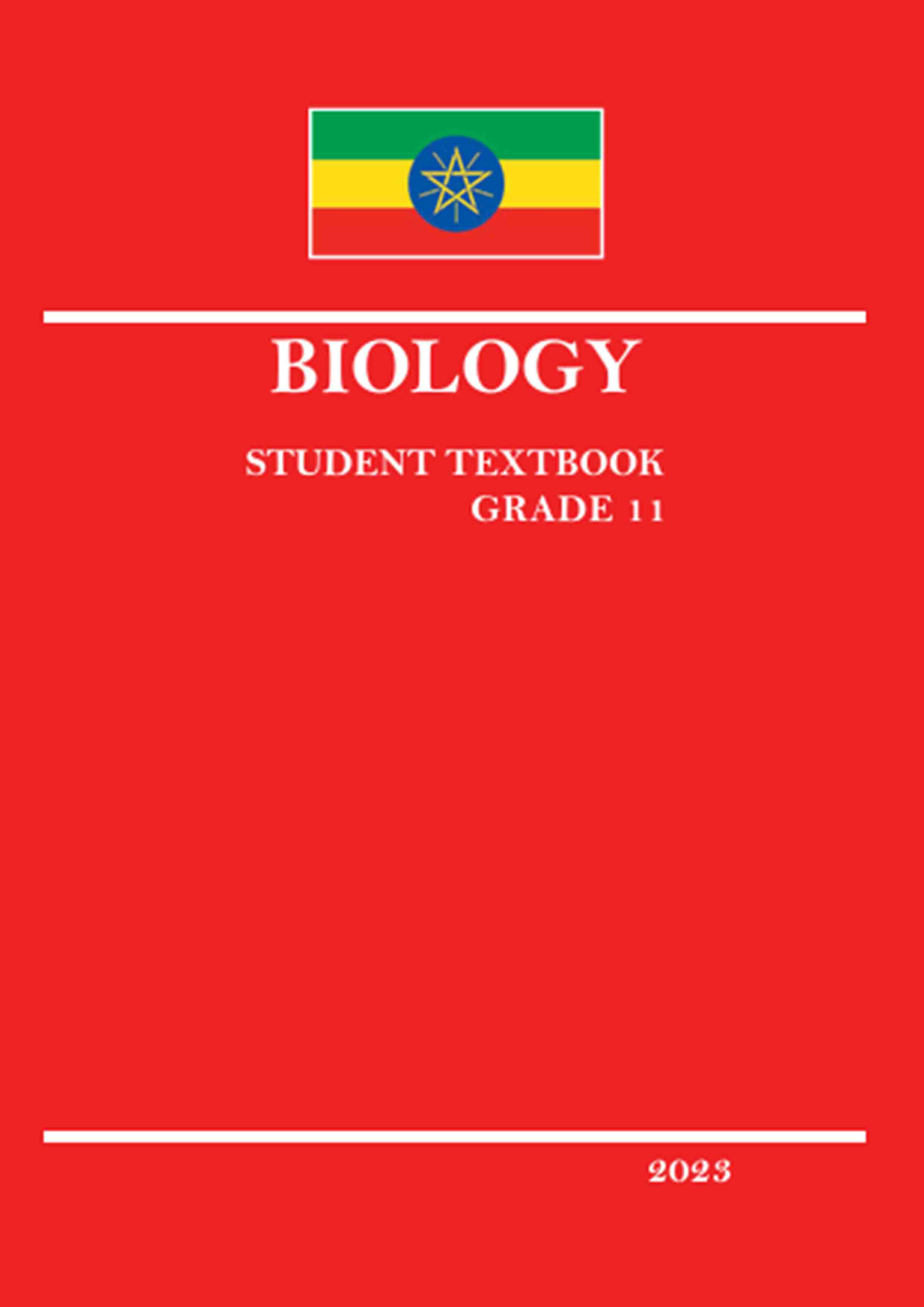 Grade 11 Biology textbook coverpage