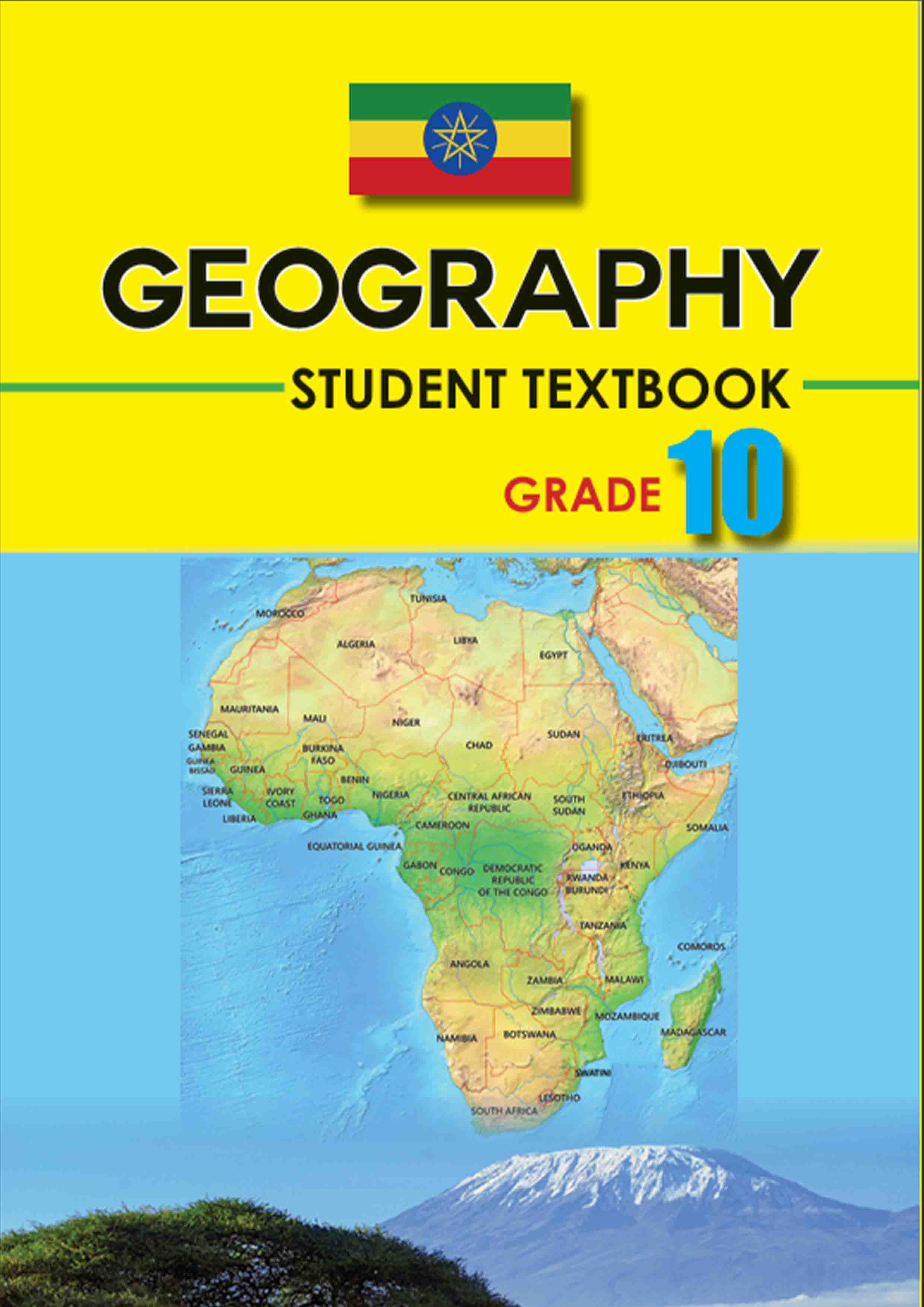 Grade 10 Geography textbook coverpage